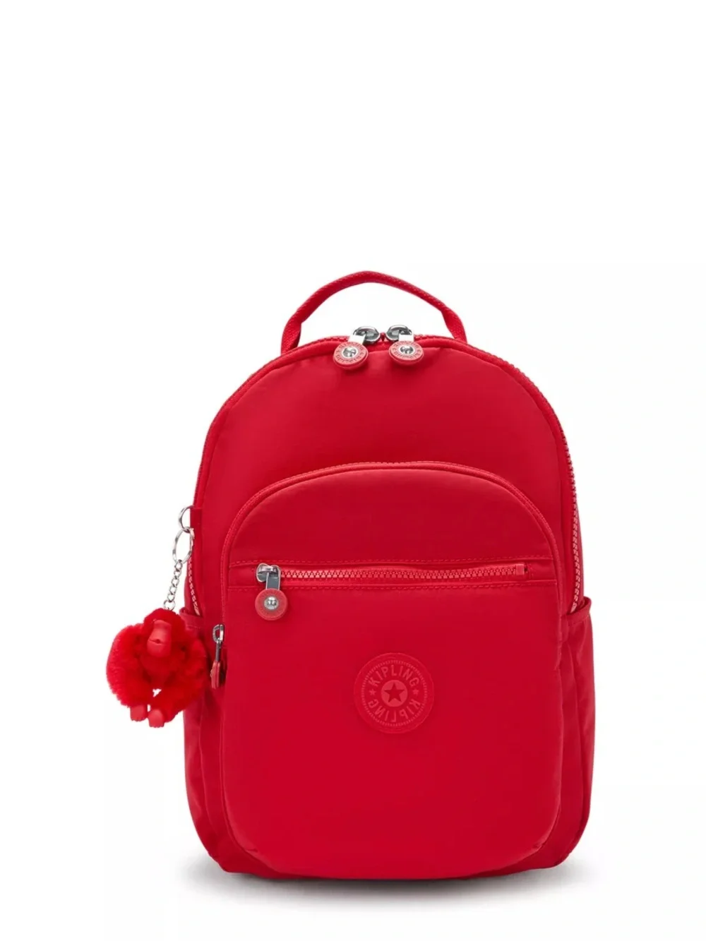 Kipling Seoul Small Red Rouge Backpack